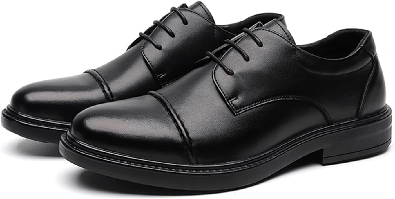 Мужские классические туфли KYOESCAI с шнуровкой, формальные современные дерби-оксфорды, удобная деловая обувь для мужчин, черный
Мужские классические туфли KYOESCAI с шнуровкой, формальные современные дерби-оксфорды, удобная деловая обувь для мужчин, черный