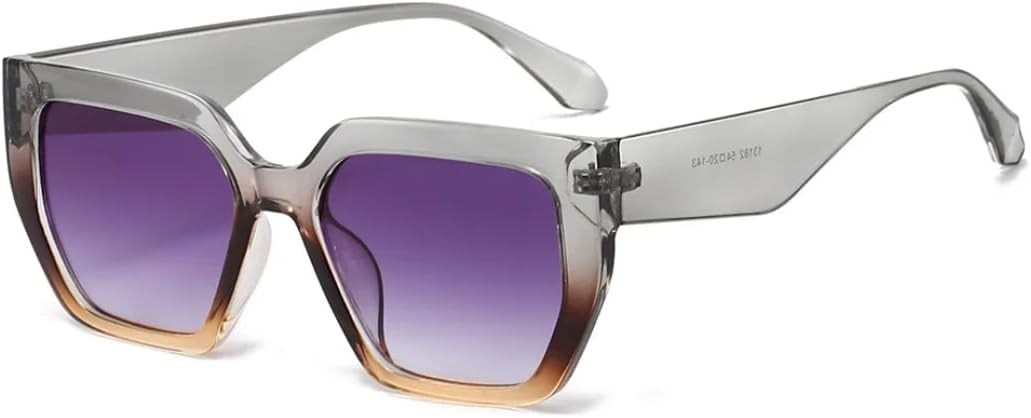 Популярные модные квадратные солнцезащитные очки для женщин, ретро-очки с заклепками, мужские модные очки с леопардовым принтом и защитой от УФ-излучения UV400 TVTBBVV, Gray Tea Gray
Популярные модные квадратные солнцезащитные очки для женщин, ретро-очки с заклепками, мужские модные очки с леопардовым принтом и защитой от УФ-излучения UV400 TVTBBVV, Gray Tea Gray