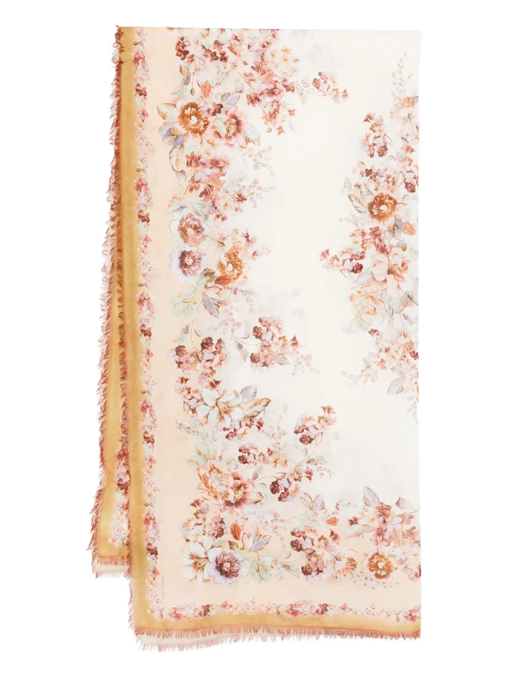 Парео с цветочным принтом и бахромой Zimmermann, бежевый
Парео с цветочным принтом и бахромой Zimmermann, бежевый