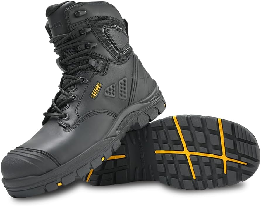 Мужские ботинки, масляная нубуковая кожа, стальная носка, мужские туфли, противоскользящие, на шнуровке, защитные, 20 см, антистатические, проколоустойчивые, противоусталостные (AT505, коричневые) Anteng
Мужские ботинки, масляная нубуковая кожа, стальная носка, мужские туфли, противоскользящие, на шнуровке, защитные, 20 см, антистатические, проколоустойчивые, противоусталостные (AT505, коричневые) Anteng