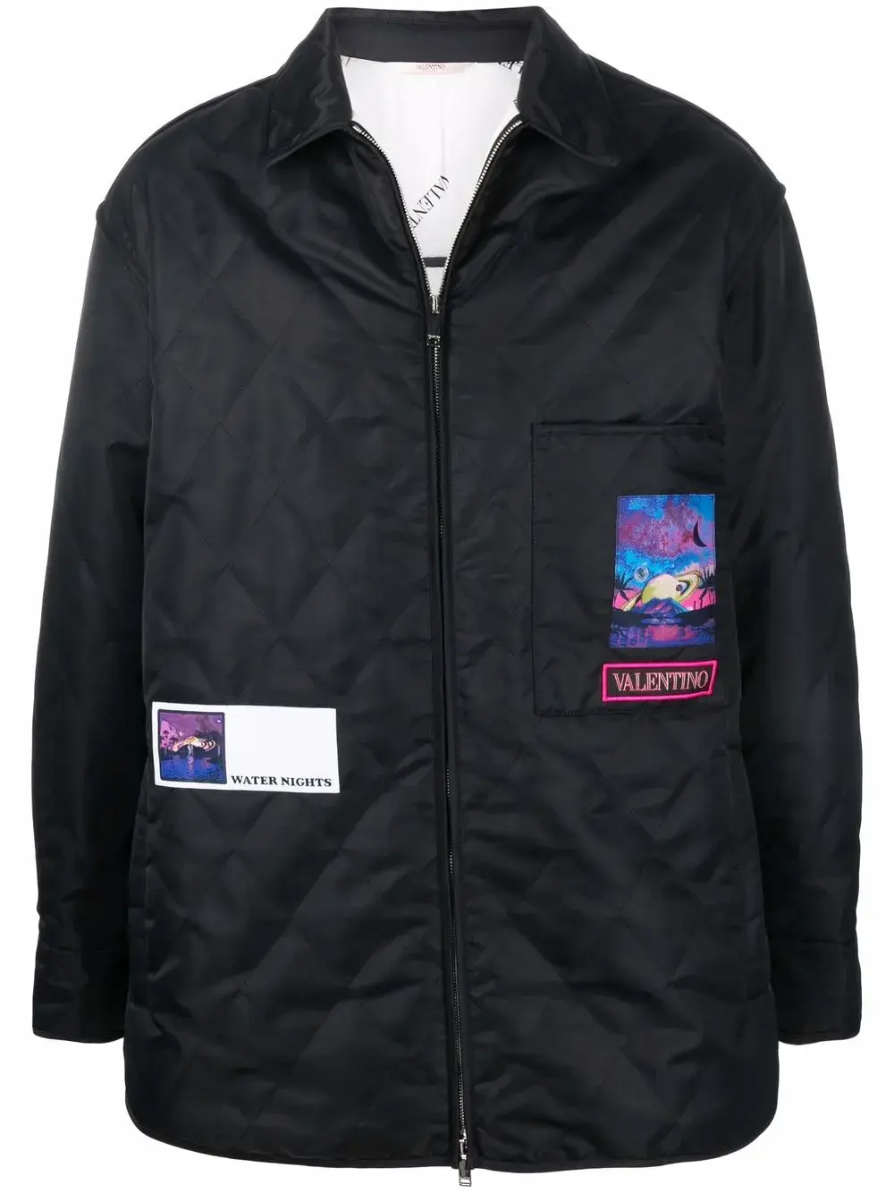 Стеганая куртка-рубашка VALENTINO GARAVANI, черный
Стеганая куртка-рубашка VALENTINO GARAVANI, черный