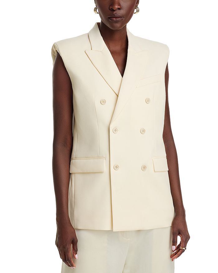 Двубортный блейзер WARDROBE.NYC, слоновая кость/кремовый
Двубортный блейзер WARDROBE.NYC, слоновая кость/кремовый