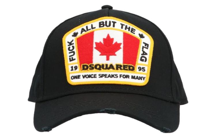 DSQUARED 2 Бейсболка с вышитым логотипом и потертостями, Black
DSQUARED 2 Бейсболка с вышитым логотипом и потертостями, Black