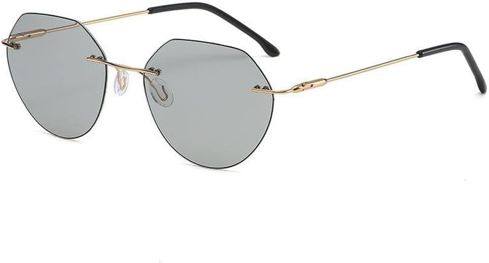 Солнцезащитные очки без оправы для вождения в темное время суток, модные солнцезащитные очки для мужчин и женщин, фотохромные солнцезащитные очки UV400, SUN1134 Generic, Gold Photochromic
Солнцезащитные очки без оправы для вождения в темное время суток, модные солнцезащитные очки для мужчин и женщин, фотохромные солнцезащитные очки UV400, SUN1134 Generic, Gold Photochromic