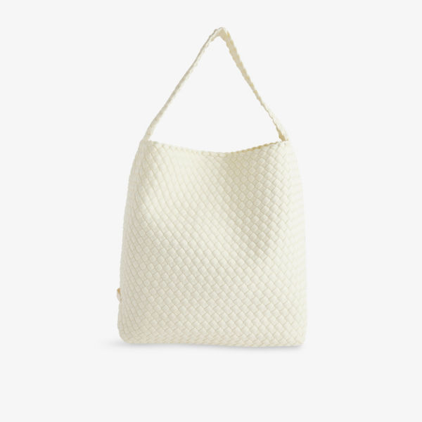 Сумка-тоут Naghedi Номад маленькая плетеная, сливочный
Сумка-тоут Naghedi Номад маленькая плетеная, сливочный
