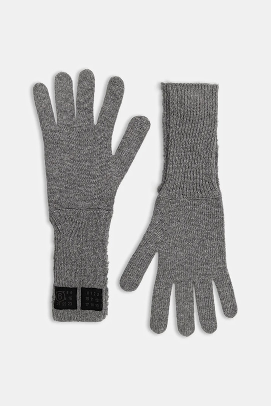 Перчатки с шерстью Mm6 Maison Margiela, серый
Перчатки с шерстью Mm6 Maison Margiela, серый
