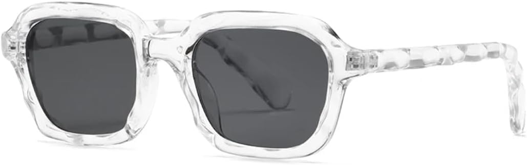 Ретро-модные панк-солнцезащитные очки прямоугольной формы для женщин и мужчин, классические винтажные, с защитой от УФ-излучения UV400, для использования на открытом воздухе VFDHN, Lucency Black
Ретро-модные панк-солнцезащитные очки прямоугольной формы для женщин и мужчин, классические винтажные, с защитой от УФ-излучения UV400, для использования на открытом воздухе VFDHN, Lucency Black