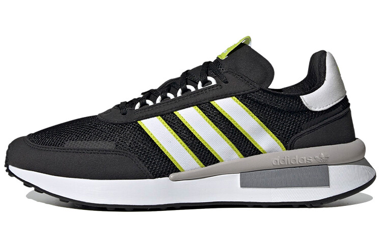 Кроссовки Retroset для бега мужские с низким верхом, черные/белые/желтые Adidas Originals
Кроссовки Retroset для бега мужские с низким верхом, черные/белые/желтые Adidas Originals