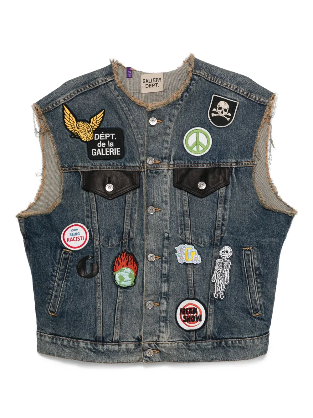 Джинсовый жилет GALLERY DEPT., синий
Джинсовый жилет GALLERY DEPT., синий