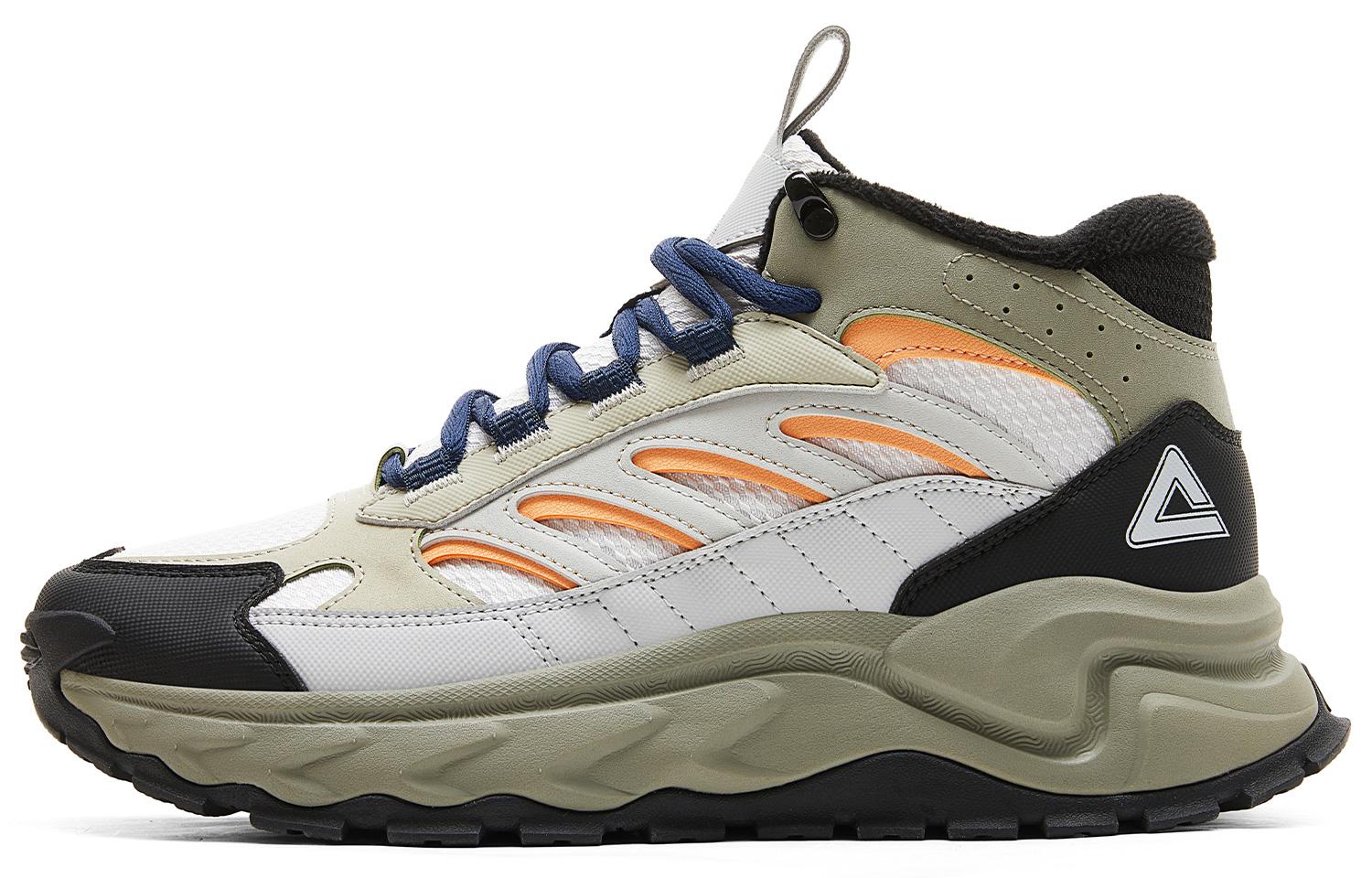 PEAK Нескользящие и износостойкие высокие повседневные туфли Rebound, мужские, светло-серо-зеленые
PEAK Нескользящие и износостойкие высокие повседневные туфли Rebound, мужские, светло-серо-зеленые