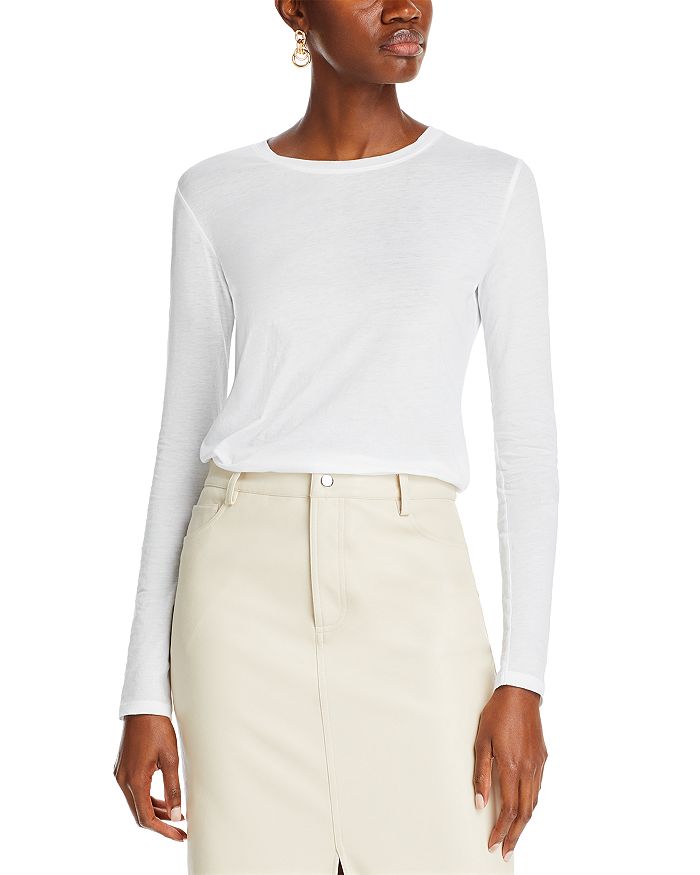 Базовый свитшот с круглым вырезом Vince, белый
Базовый свитшот с круглым вырезом Vince, белый