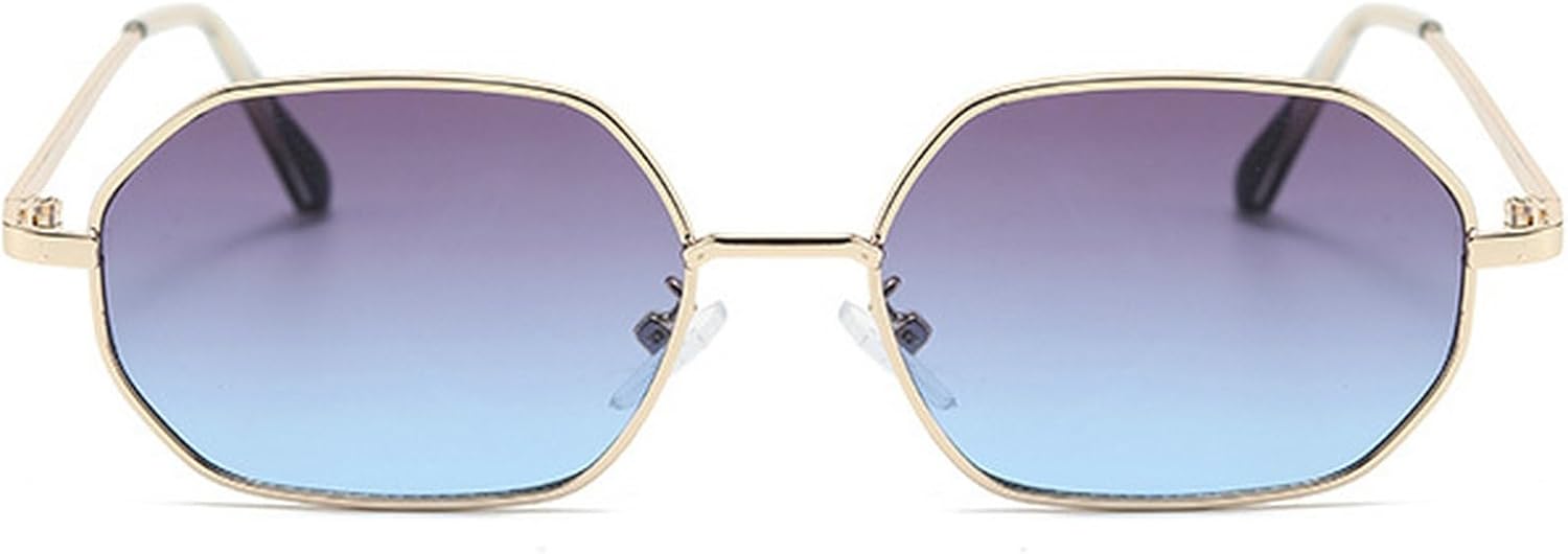 Мужские солнцезащитные очки с многоугольной оправой малого размера, женские винтажные солнцезащитные очки с металлической оправой, модные прямоугольные солнцезащитные очки 2025 года mincl, Gray Blue
Мужские солнцезащитные очки с многоугольной оправой малого размера, женские винтажные солнцезащитные очки с металлической оправой, модные прямоугольные солнцезащитные очки 2025 года mincl, Gray Blue