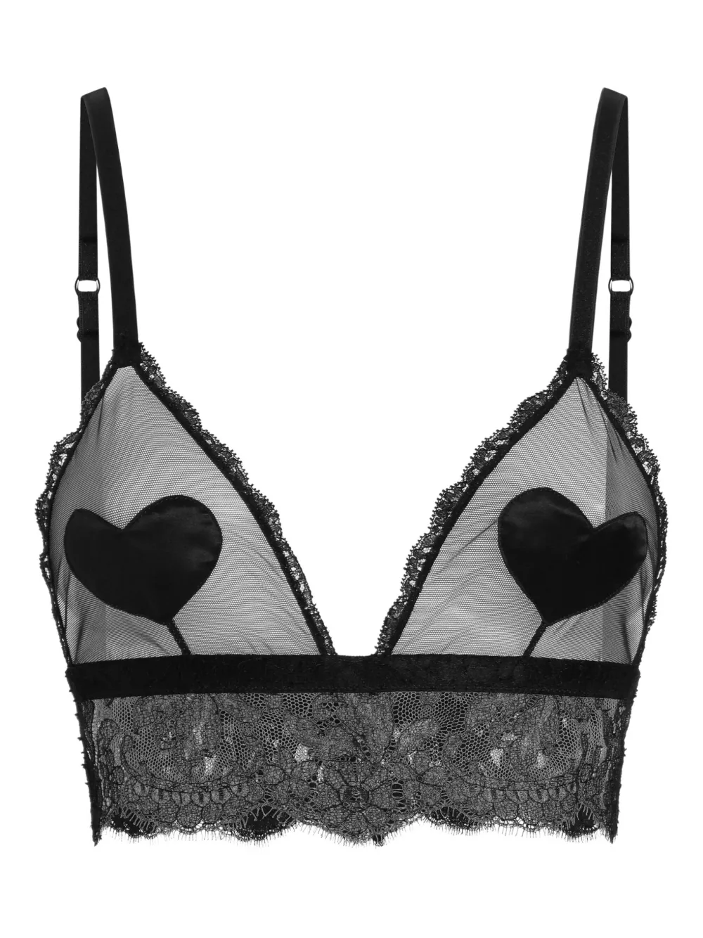 Бюстгальтер с кружевом Dolce & Gabbana, черный
Бюстгальтер с кружевом Dolce & Gabbana, черный