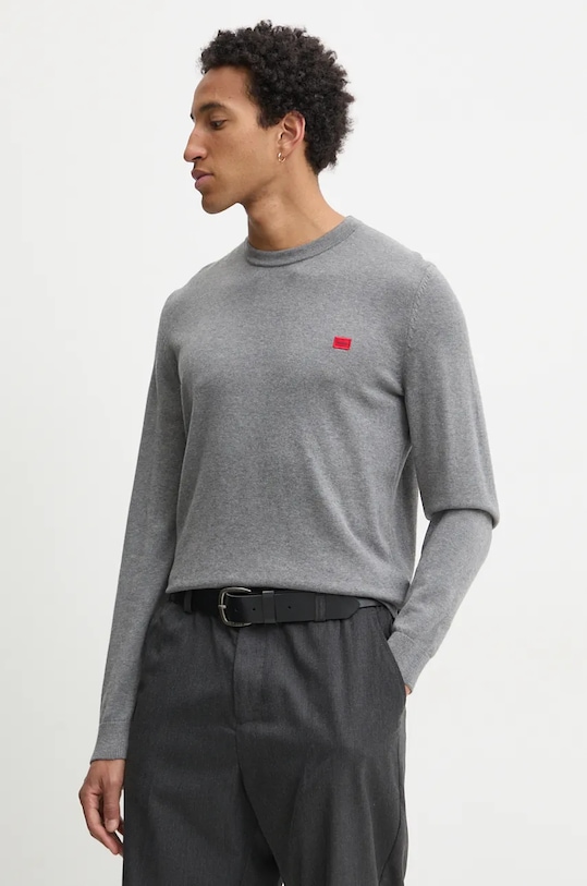 Хлопковый свитер Hugo, серый
Хлопковый свитер Hugo, серый