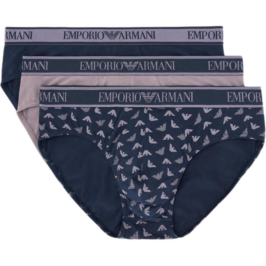 Три пары трусов с логотипом Core на поясе EMPORIO ARMANI, синий
Три пары трусов с логотипом Core на поясе EMPORIO ARMANI, синий