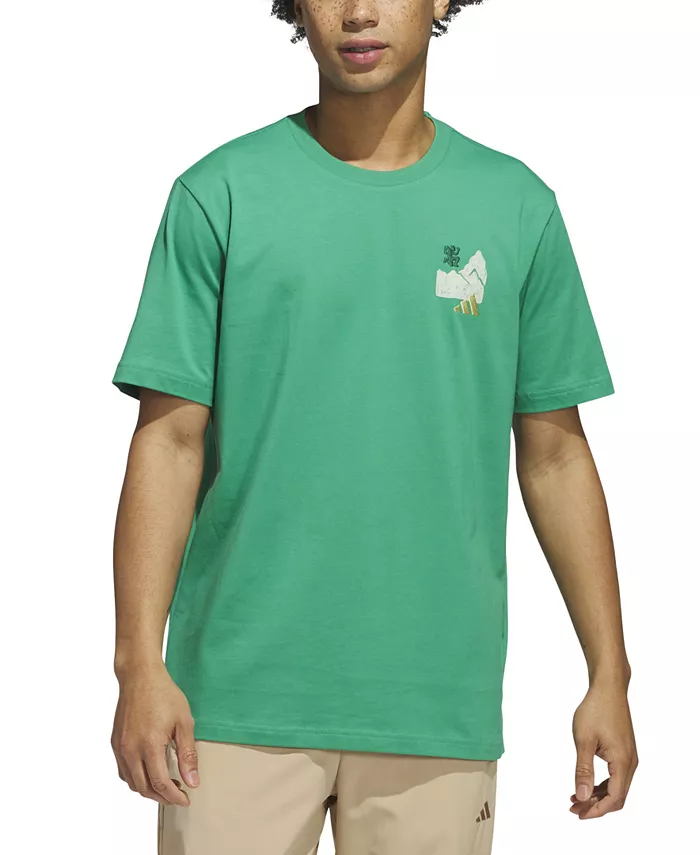 Мужская футболка Jetset Camper с принтом, классический крой adidas, зеленый
Мужская футболка Jetset Camper с принтом, классический крой adidas, зеленый