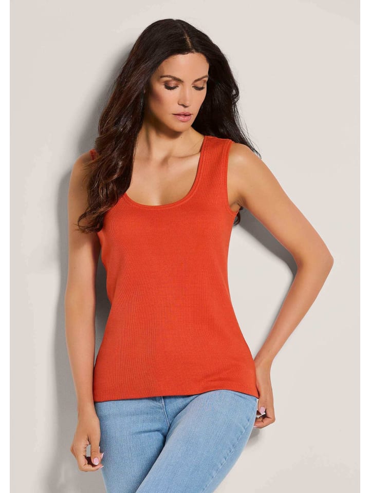 MADELEINE Топ без рукавов в рубчик, цвет кроваво-оранжевый
MADELEINE Топ без рукавов в рубчик, цвет кроваво-оранжевый
