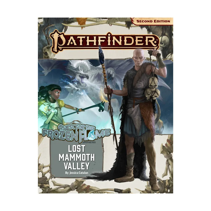 #176 "Quest for the Frozen Flame #2 - Lost Mammoth Valley", Pathfinder Roleplaying Game (2nd Edition) - Adventure Path #175 - #200, мягкая обложка
#176 "Quest for the Frozen Flame #2 - Lost Mammoth Valley", Pathfinder Roleplaying Game (2nd Edition) - Adventure Path #175 - #200, мягкая обложка