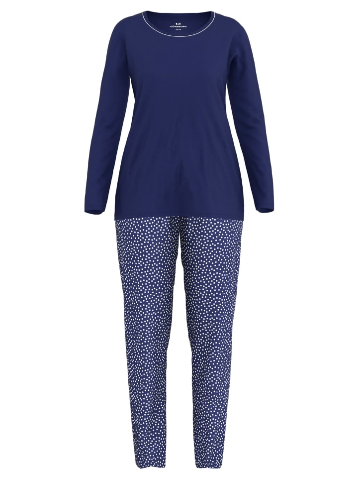 Götzburg Пижама «Марсель» в сине-темный горошек
Götzburg Пижама «Марсель» в сине-темный горошек