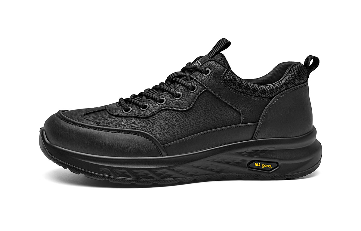 HLA Низкие повседневные туфли мужские черные 
HLA Низкие повседневные туфли мужские черные