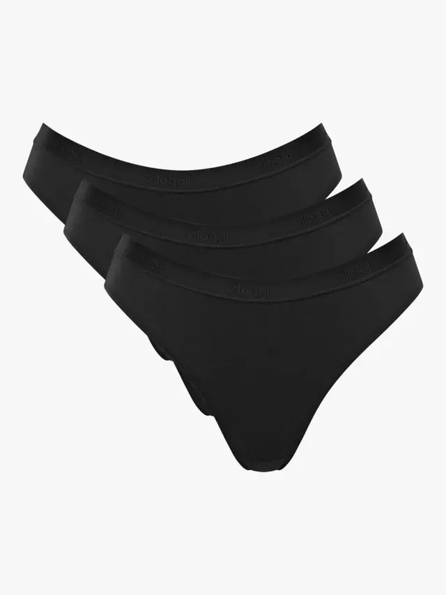 Трусики sloggi GO Casual High Leg 3 шт, черный
Трусики sloggi GO Casual High Leg 3 шт, черный