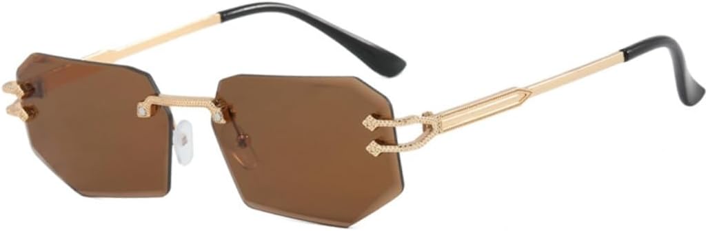 Винтажные солнцезащитные очки без оправы неправильной формы для женщин и мужчин, роскошные панк-очки с металлическим корпусом, защита от УФ-излучения UV400 VFDHN, S056-c4
Винтажные солнцезащитные очки без оправы неправильной формы для женщин и мужчин, роскошные панк-очки с металлическим корпусом, защита от УФ-излучения UV400 VFDHN, S056-c4