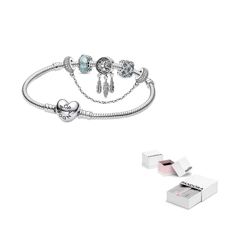 Pandora Браслет из серебра 925 пробы, женские, ледяного голубого цвета
Pandora Браслет из серебра 925 пробы, женские, ледяного голубого цвета
