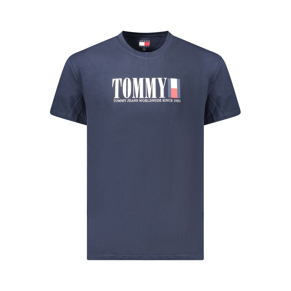 Синяя хлопковая мужская футболка Tommy Hilfiger, синий
Синяя хлопковая мужская футболка Tommy Hilfiger, синий