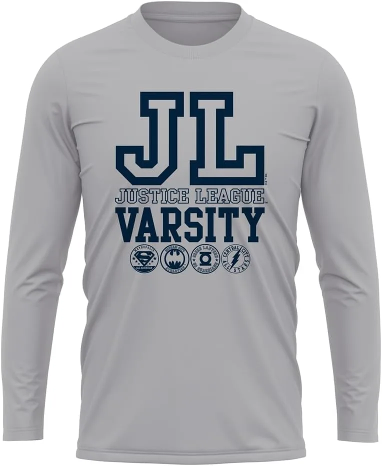 Футболка мужская Justice League Varsity Logos с длинным рукавом Popfunk
Футболка мужская Justice League Varsity Logos с длинным рукавом Popfunk
