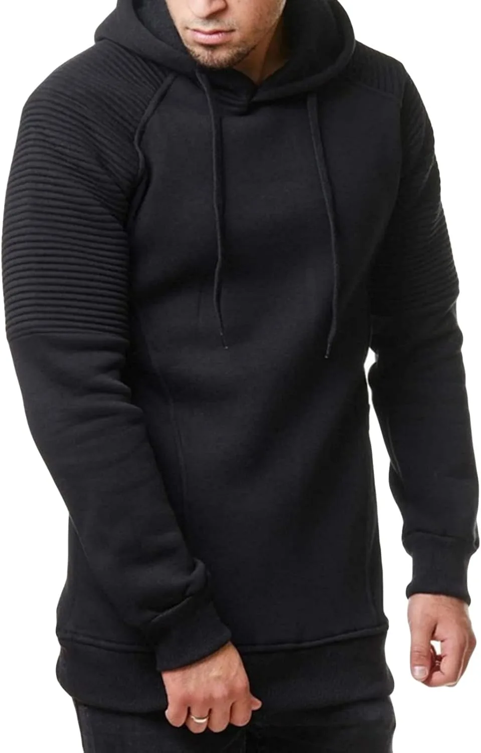 Мужская худи с боковыми карманами и капюшоном на шнурке DGHM-JLMY
Мужская худи с боковыми карманами и капюшоном на шнурке DGHM-JLMY