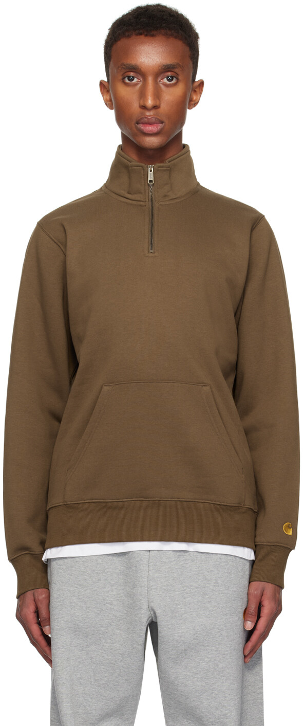 Коричневый свитер с застежкой-молнией и воротником-стойкой Carhartt Work In Progress
Коричневый свитер с застежкой-молнией и воротником-стойкой Carhartt Work In Progress