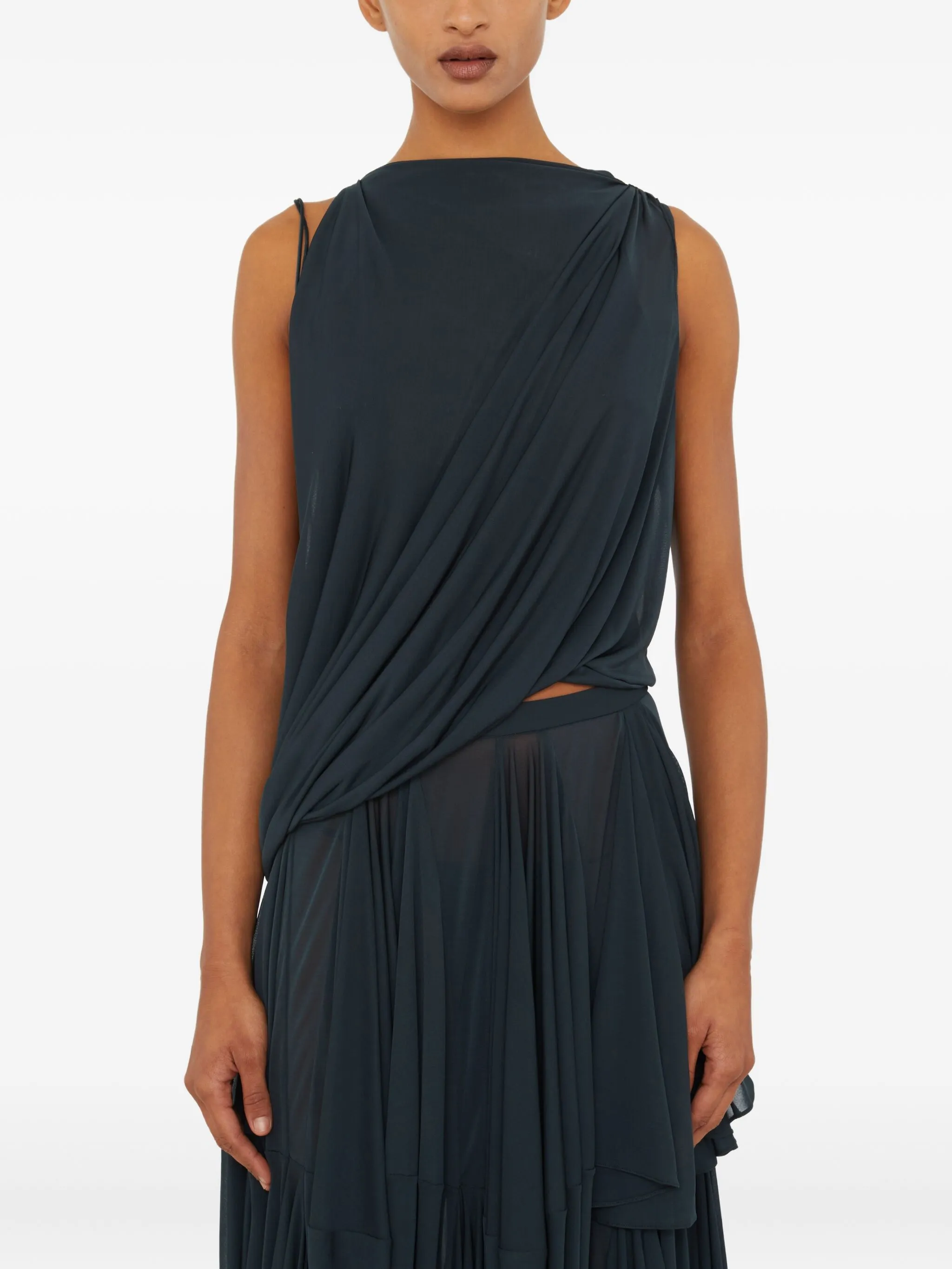 Шелковый топ Macrame Christopher Esber, серый
Шелковый топ Macrame Christopher Esber, серый