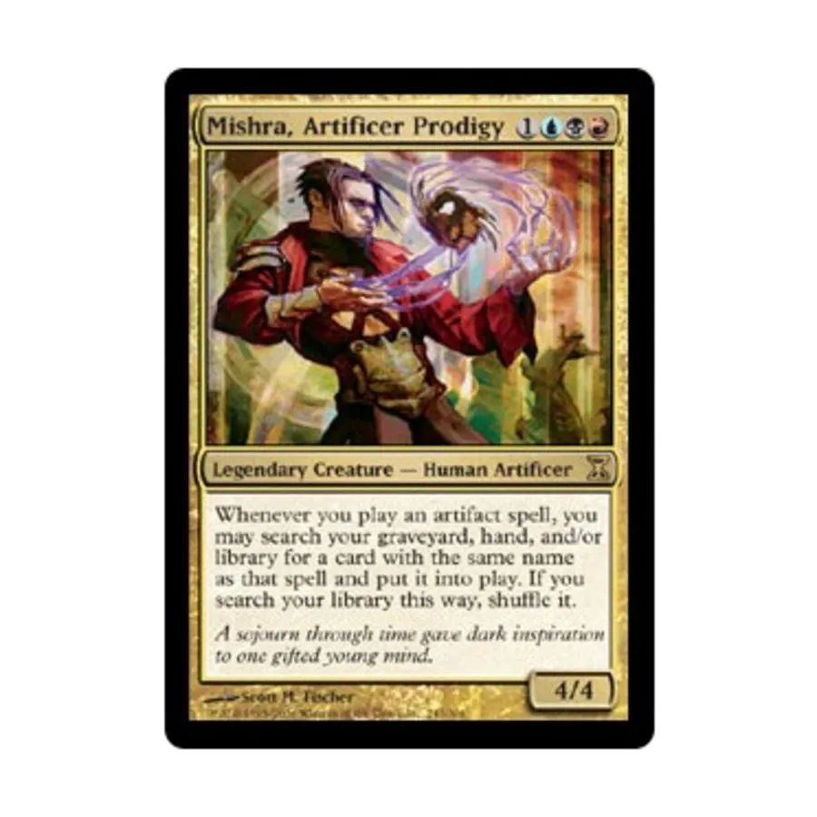 CCG Мишра, вундеркинд-ремесленник (клавиша R), MTG - Time Spiral
CCG Мишра, вундеркинд-ремесленник (клавиша R), MTG - Time Spiral