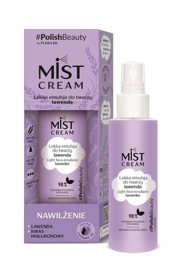 Легкая эмульсия, мист для лица с лавандой, увлажняющий 110мл Flos Lek Lavender Mist Cream, FLOS-LEK
Легкая эмульсия, мист для лица с лавандой, увлажняющий 110мл Flos Lek Lavender Mist Cream, FLOS-LEK
