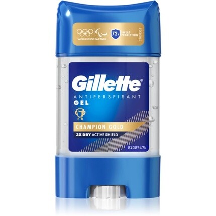 Гель-антиперспирант Gillette Champion Gold 70 мл
Гель-антиперспирант Gillette Champion Gold 70 мл