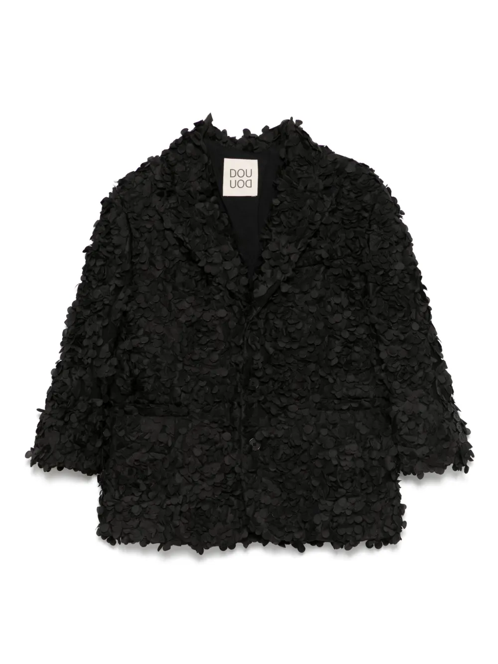 Пиджак с цветочной аппликацией Douuod Kids, черный
Пиджак с цветочной аппликацией Douuod Kids, черный