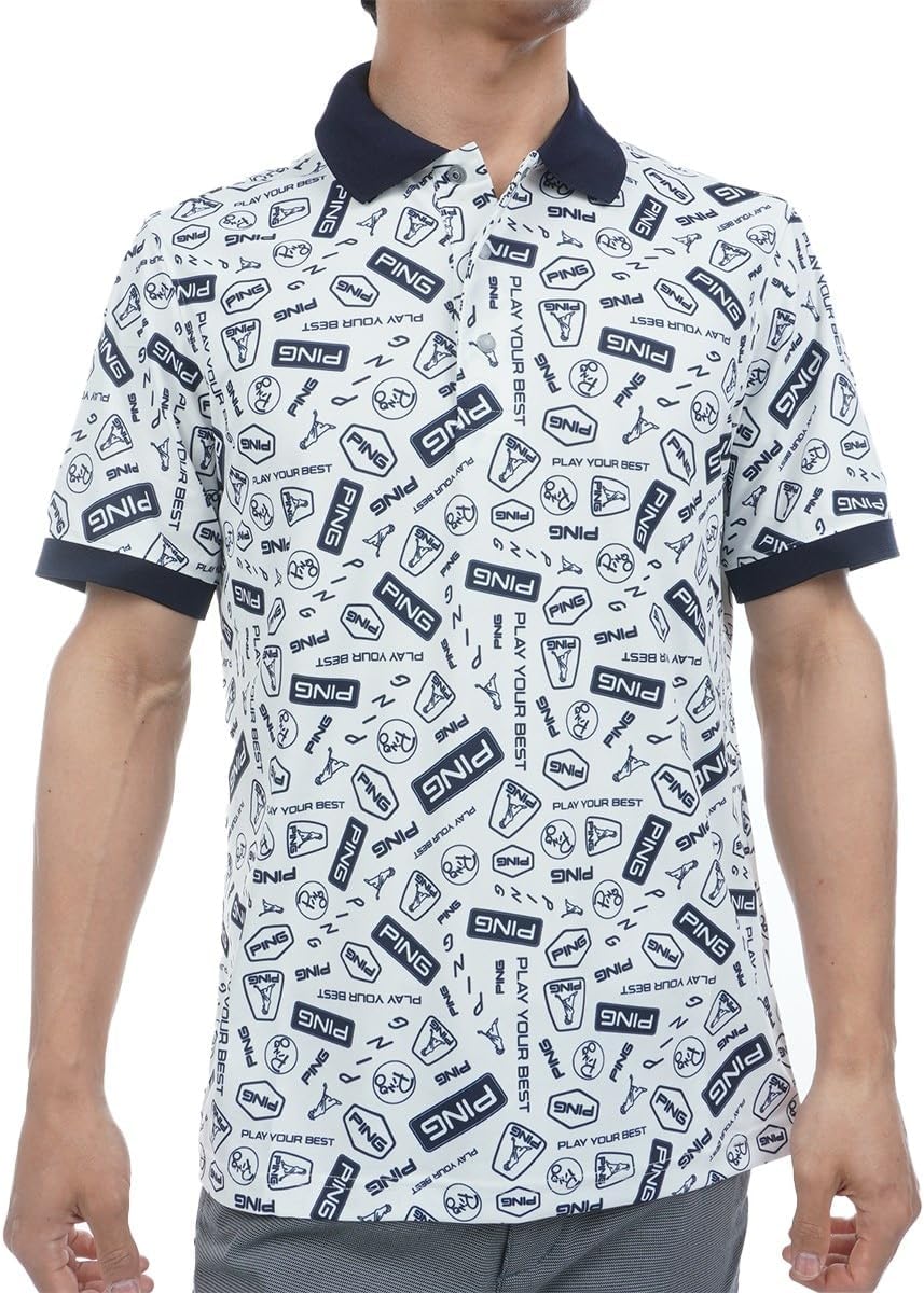 Мужская рубашка-поло Ping с коротким рукавом (принт по всей поверхности) / для гольфа / 621-5160221, темно-синий/белый
Мужская рубашка-поло Ping с коротким рукавом (принт по всей поверхности) / для гольфа / 621-5160221, темно-синий/белый