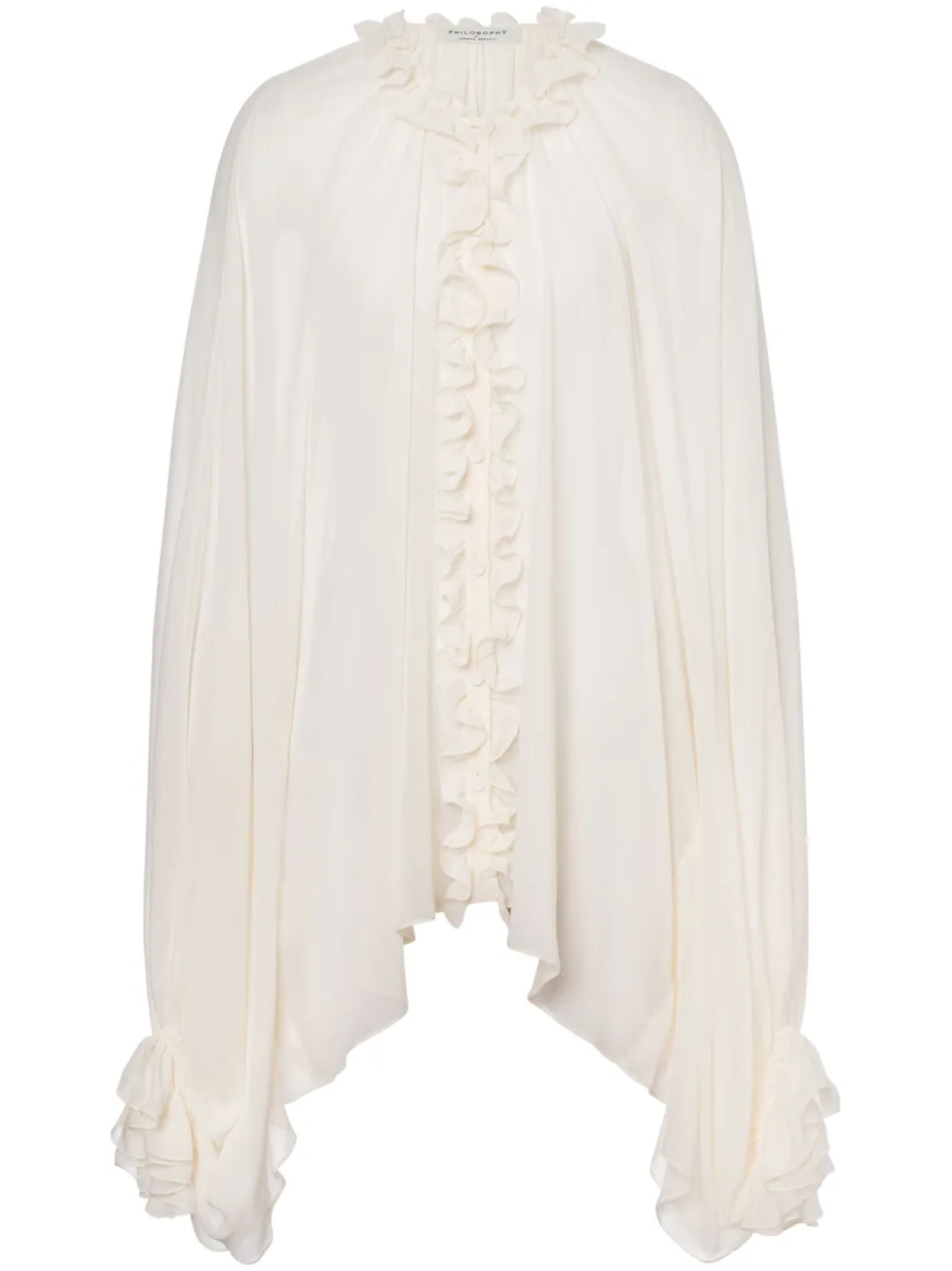 Philosophy Di Lorenzo Serafini блузка с оборками, белый
Philosophy Di Lorenzo Serafini блузка с оборками, белый