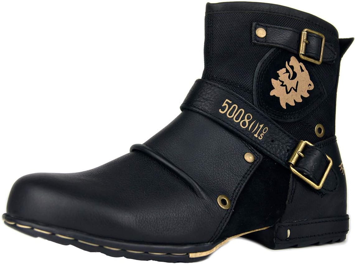 Мужские мото-ботинки OSSTONE, модные кожаные чукка на молнии, повседневная обувь, ретро стиль OS-5008-1-DA1B1, черный
Мужские мото-ботинки OSSTONE, модные кожаные чукка на молнии, повседневная обувь, ретро стиль OS-5008-1-DA1B1, черный