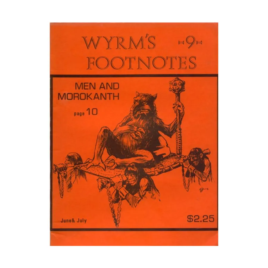 Журнал #9 "Gods of the Earth Pt. 5, Men and Morokanth", Wyrm's Footnotes Magazine
Журнал #9 "Gods of the Earth Pt. 5, Men and Morokanth", Wyrm's Footnotes Magazine
