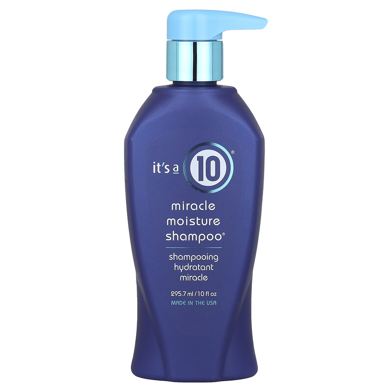 It's a 10, Miracle Moisture Shampoo, 295,7 мл (10 жидк. унц.)
It's a 10, Miracle Moisture Shampoo, 295,7 мл (10 жидк. унц.)