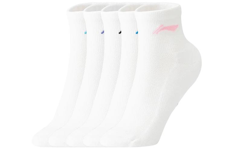 LiNing Бадминтонная серия Женские носки щиколотка 5 пар Белый
LiNing Бадминтонная серия Женские носки щиколотка 5 пар Белый