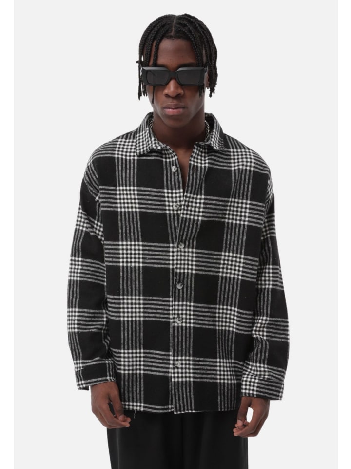 COFI 1453 Фланелевая рубашка, клетчатая рубашка, рубашка лесоруба в бело-черном цвете
COFI 1453 Фланелевая рубашка, клетчатая рубашка, рубашка лесоруба в бело-черном цвете