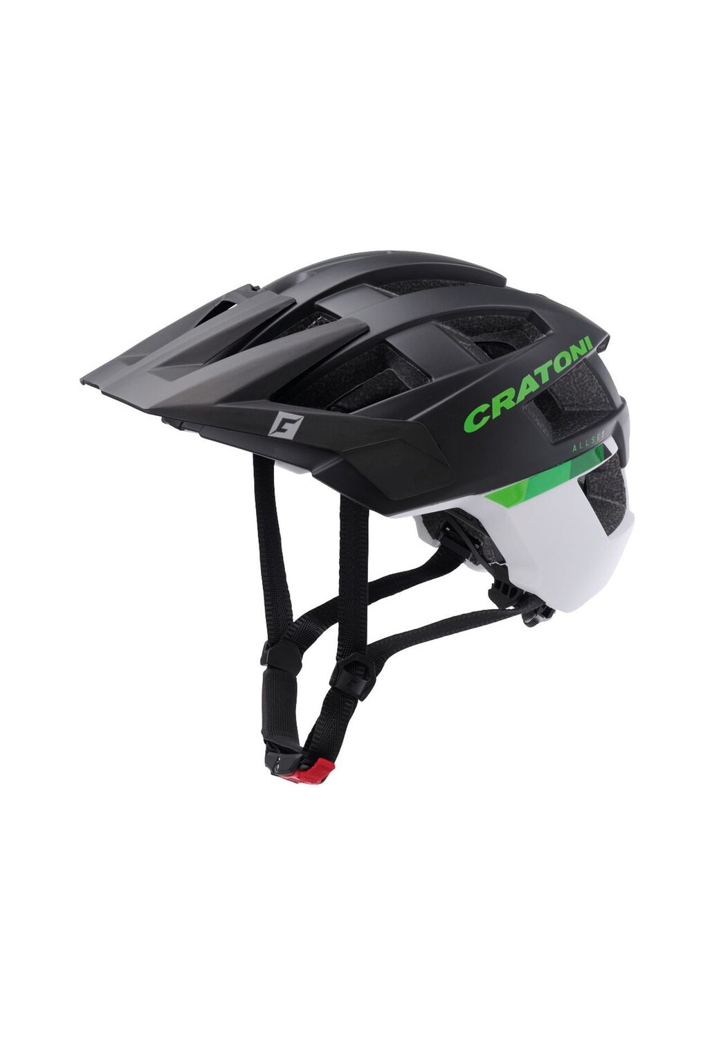 MTB - велосипедный шлем AllSet черный/белый матовый CRATONI, черный 
MTB - велосипедный шлем AllSet черный/белый матовый CRATONI, черный