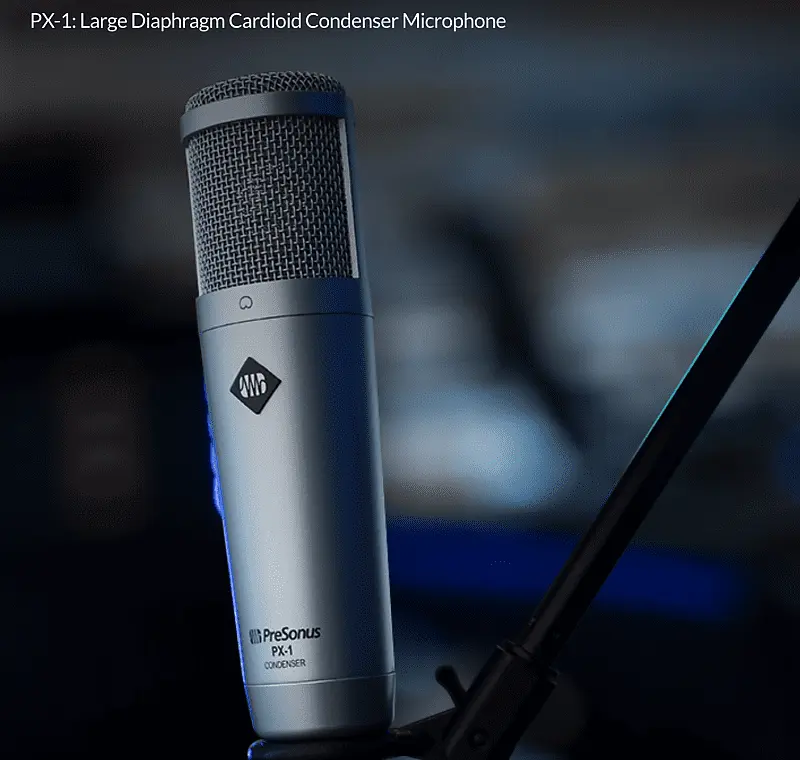 Конденсаторный микрофон PreSonus PX-1 Large Diaphragm Cardioid Condenser Microphone
Конденсаторный микрофон PreSonus PX-1 Large Diaphragm Cardioid Condenser Microphone