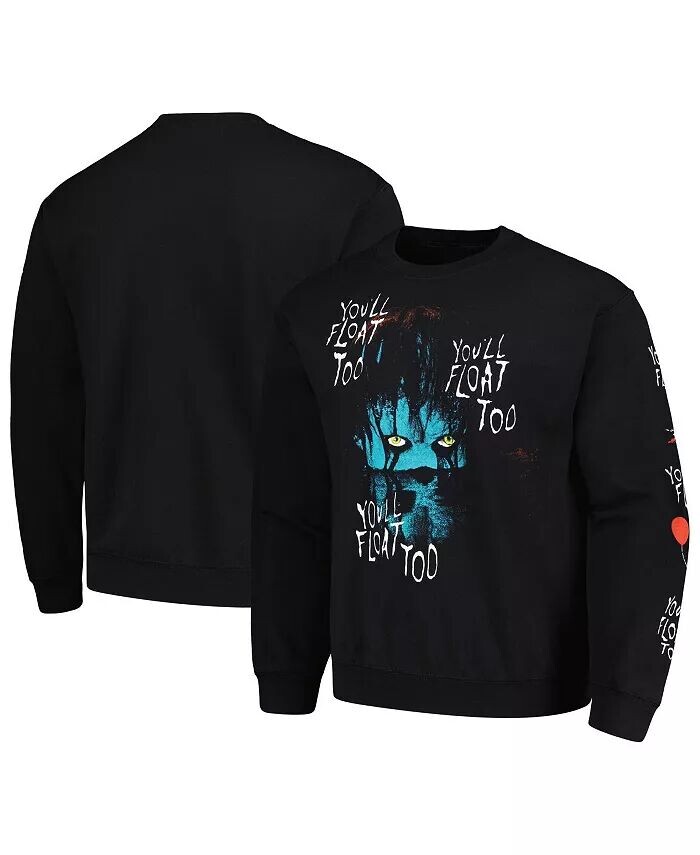 Мужской и женский черный флисовый свитшот с графическим рисунком It You'll Float Too Ripple Junction
Мужской и женский черный флисовый свитшот с графическим рисунком It You'll Float Too Ripple Junction