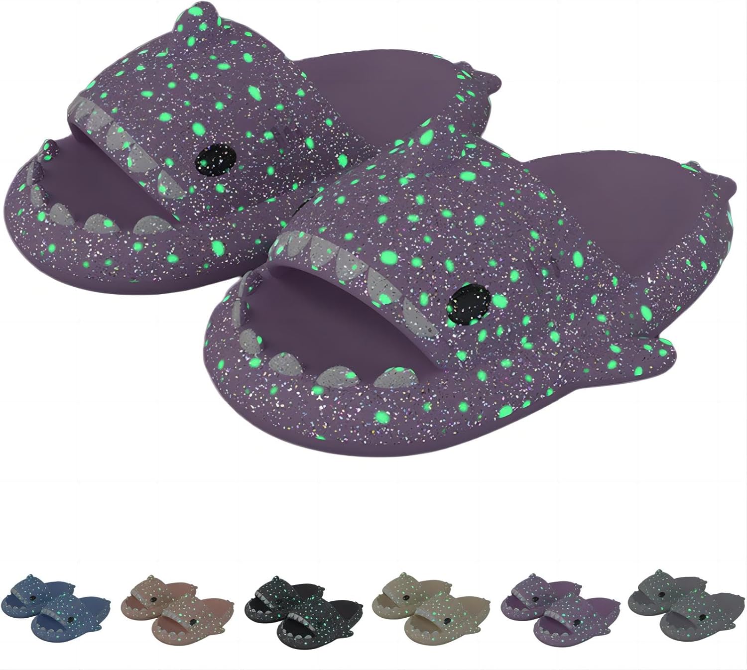 Тапочки «Галактическая Акула», светящиеся тапочки с акулой, светящиеся в темноте с толстой подошвой, противоскользящие открытые тапочки-акула Generic
Тапочки «Галактическая Акула», светящиеся тапочки с акулой, светящиеся в темноте с толстой подошвой, противоскользящие открытые тапочки-акула Generic