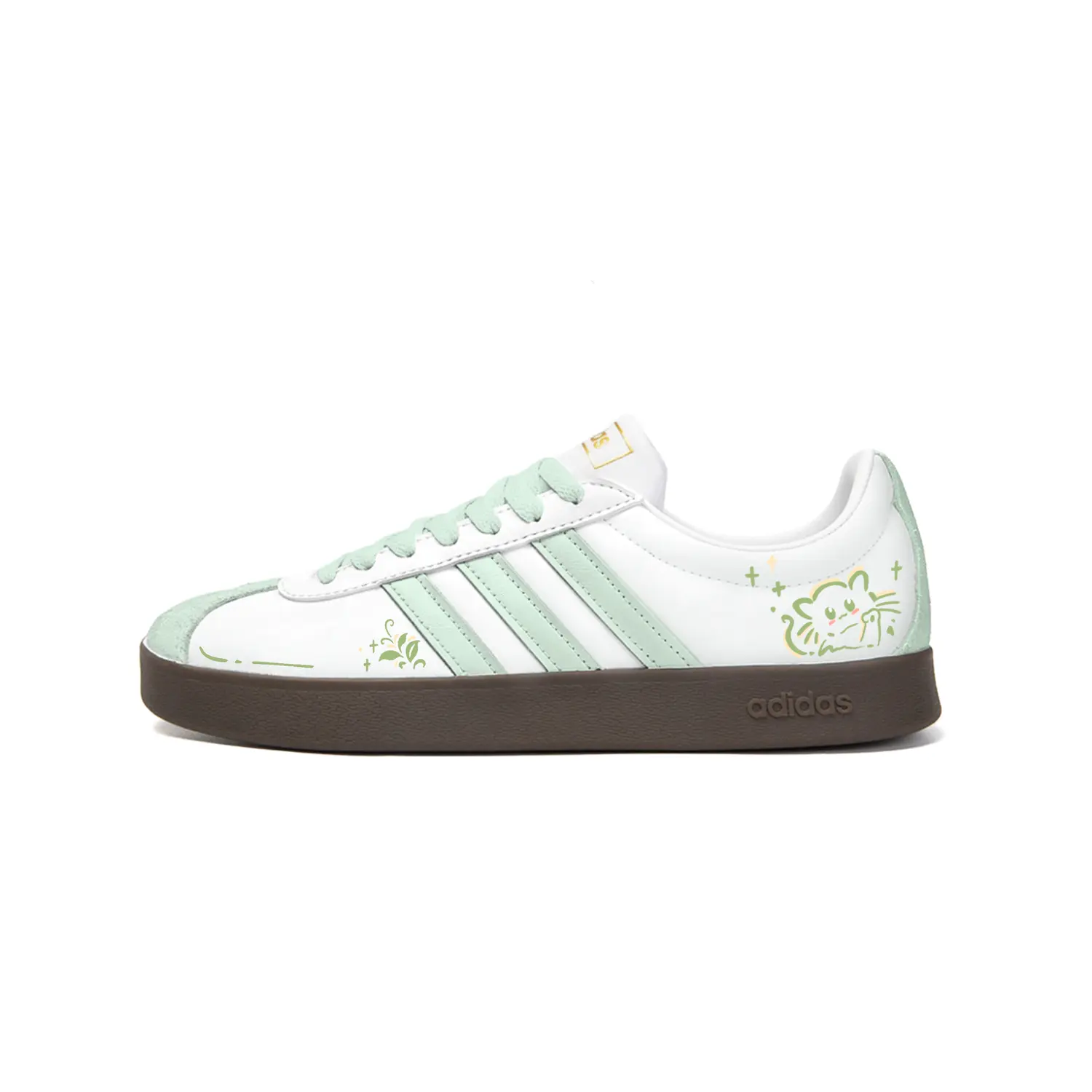 Кроссовки для скейтбординга VL Court Classic Star Joy, цвет «Матча-лайм», износостойкие, низкие, унисекс Adidas, белый зеленый
Кроссовки для скейтбординга VL Court Classic Star Joy, цвет «Матча-лайм», износостойкие, низкие, унисекс Adidas, белый зеленый