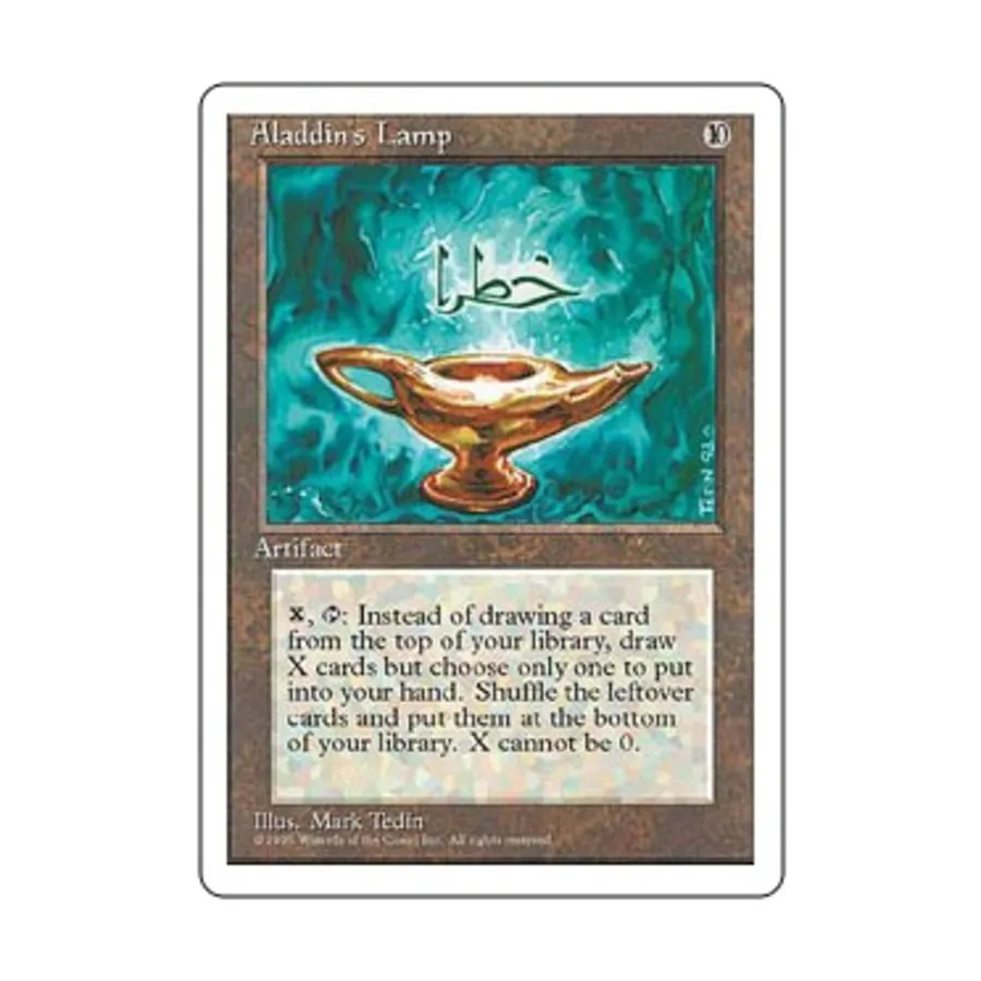 CCG Лампа Аладдина (клавиша R), MTG - 4th Edition
CCG Лампа Аладдина (клавиша R), MTG - 4th Edition