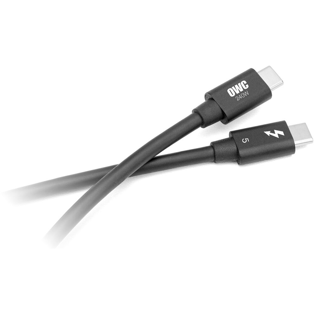 OWC Thunderbolt 5 Cable (39") OWCCBLTB5C1.0M
OWC Thunderbolt 5 Cable (39") OWCCBLTB5C1.0M